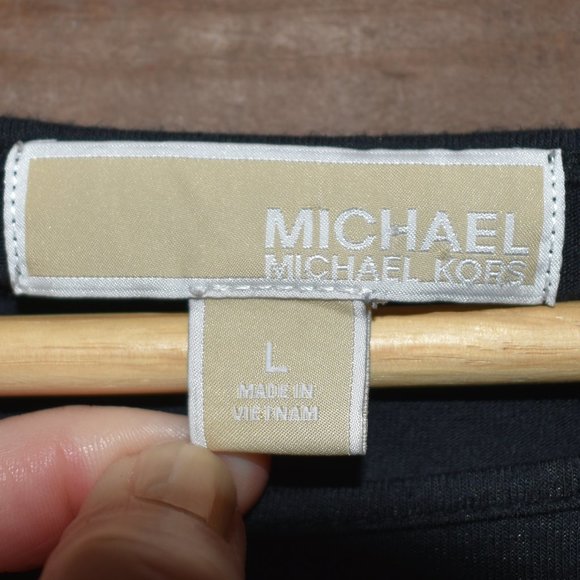 MICHAEL Michael Kors Black T-shirt Dress/Tunic - Picture 4 of 11